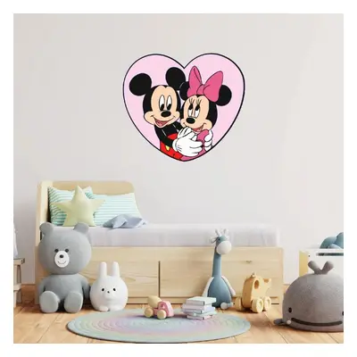 Falmatrica "Mickey és Minnie egy szívben"