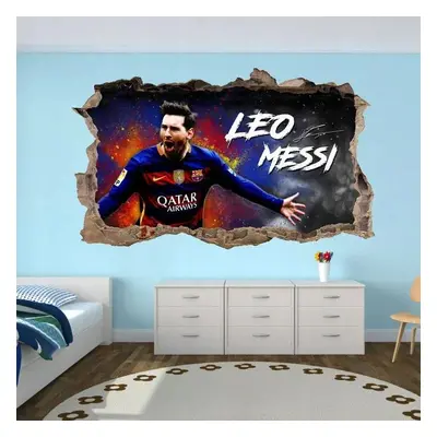 3D-s falmatrica - Lionel Messi 120 x 72 cm