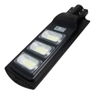 LED napelemes utcai lámpa, LVT, 150 W, IP65, színhőmérséklet 6000 K, távirányító mellékelve