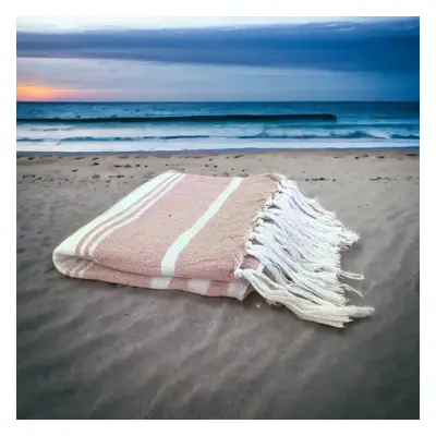 Fouta, Szaunalepedő 90X150cm, 100% Pamut - Korall