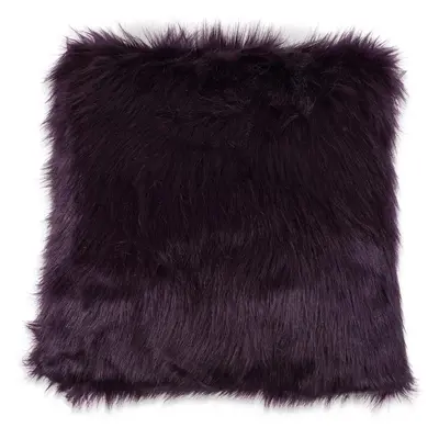 Dekorációs párnahuzat FAUX FUR hosszú szőr 50x50 cm, lila