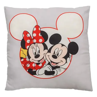 Díszpárna MICKEY MOUSE 40x40 cm - több színben Termék színe: Világosszürke