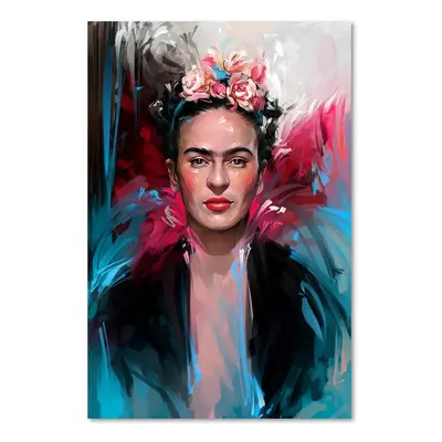 Gario Vászonkép Frida Kahlo - Dmitry Belov Méret: 40 x 60 cm, Kivitelezés: Panelkép