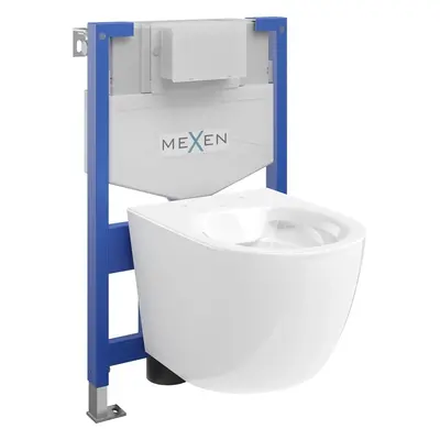 Mexen Fenix XS-F, rejtett modul és fali WC Lena, fehér, 6803322XX00