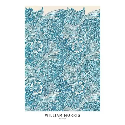 Plakát William Morris - Blue Marigold