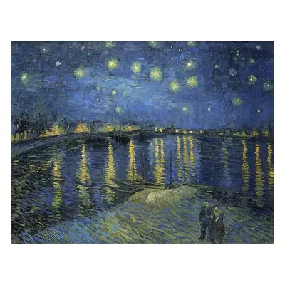 Reprodukció Csillagos éjszaka a Rhône felett, Vincent van Gogh