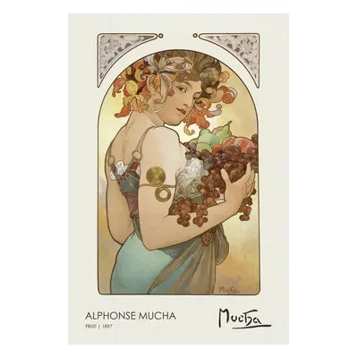 Reprodukció Fruit (1897), Alfons Mucha