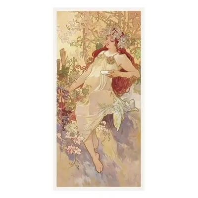 Reprodukció The Seasons: Autumn, Alfons Mucha