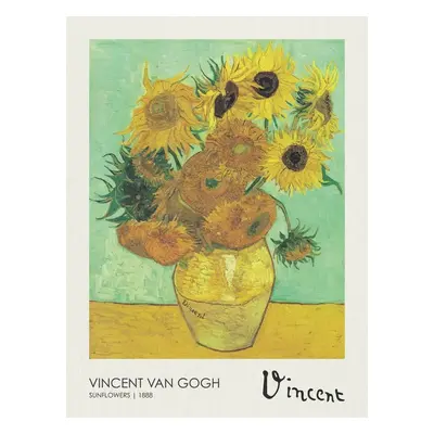 Reprodukció Sunflowers (1888), Vincent van Gogh