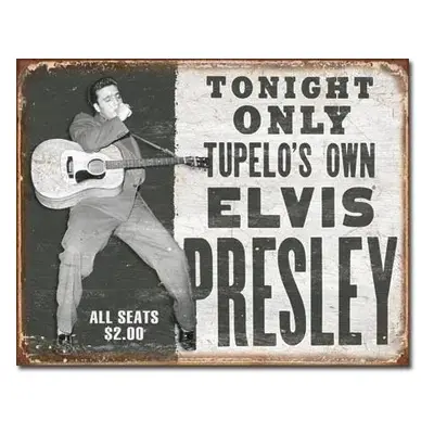 Fém tábla ELVIS PRESLEY - tupelo's own