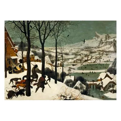 Reprodukció Hunters in the Snow (Winter), 1565, Pieter the Elder Bruegel