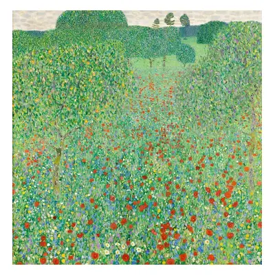 Reprodukció Blossoming poppies, Gustav Klimt