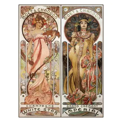 Reprodukció Moet & Chandon, Alfons Mucha