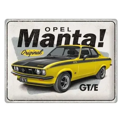 Fém tábla Opel - Manta GT/E