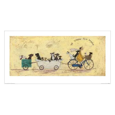 Művészeti nyomat Sam Toft - The Doggie Taxi Service