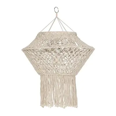 Macrame lámpaernyő természetes 90 cm