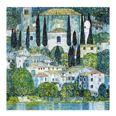 Reprodukció Waterside Church in Cassone, Gustav Klimt