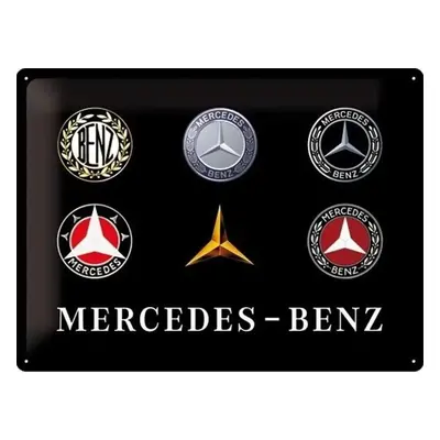 Fém tábla Mercedes-Benz - Logo Evolution