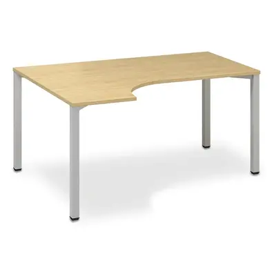 ProOffice B ergonomikus asztal 180 x 120 cm, bal, vadkörte