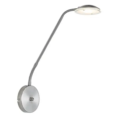 Modern acél fali lámpa LED-del - Eva