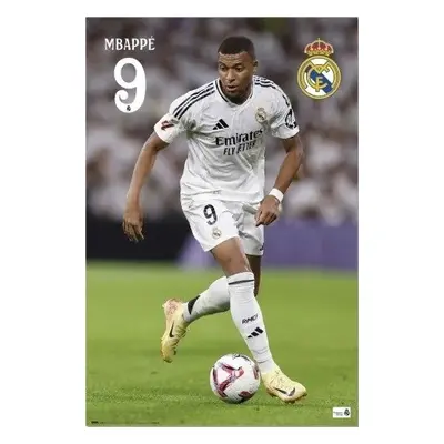 Plakát Real Madrid - 2024/2025 Mbappe