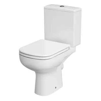 Cersanit COLOR - WC kombi + ülőke soft close, vízszintes hulladék, fehér, K103-027