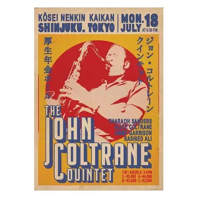 Plakát John Coltrane Quintet - Tokyo