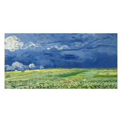 Reprodukció Wheatfield under thunderclouds (1890), Vincent van Gogh