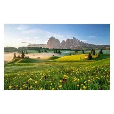 Fotográfia Seiser Alm, Dolomite Alps, Italy, Europe, Achim Thomae