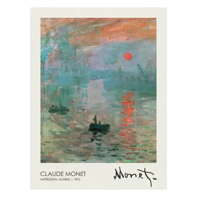 Reprodukció Impression, Sunrise (1872), Claude Monet