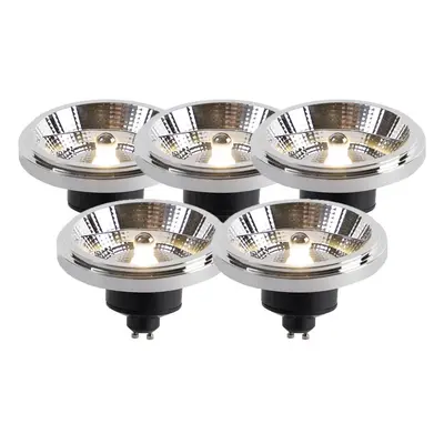 5 db GU10 LED lámpa készlet AR111 11W 820 lm 3000K