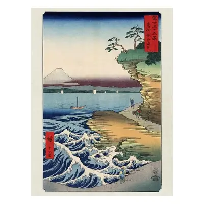 Művészeti nyomat Hokusai - The Coast At Hota In Awa Province, Katsushika Hokusai