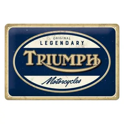 Fém tábla Triumph - Legendary Motorcycles