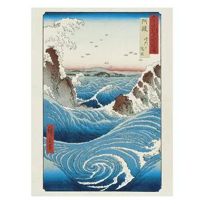 Művészeti nyomat Hokusai - Naruto Whirlpool, Katsushika Hokusai