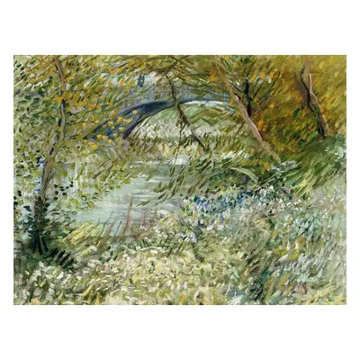 Reprodukció River Bank in Springtime, Vincent van Gogh