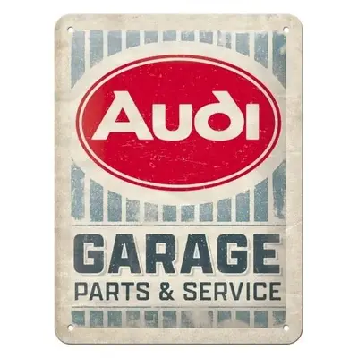 Fém tábla Audi - Garage Parts & Service