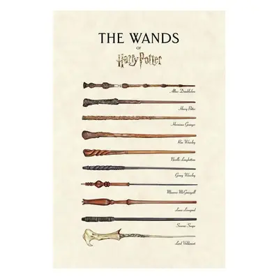 Művészi plakát Harry Potter™ - The Wands