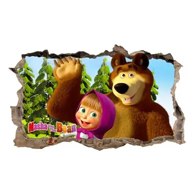 Masha and the Bear falmatrica 47x77cm