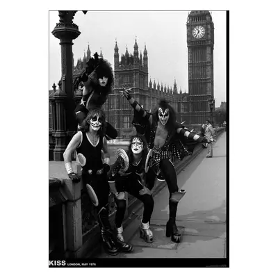 Plakát Kiss - London, May 1976