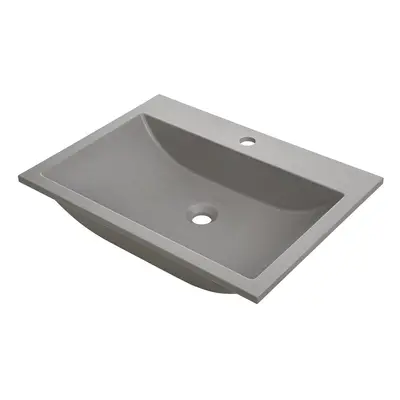 Laveo Albano, gránit mosogató 600x440x122 mm, szürke, LAV-VGA1510T