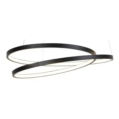 Dizájnos függesztett lámpa, 55 cm, LED-del szabályozható - Rowan