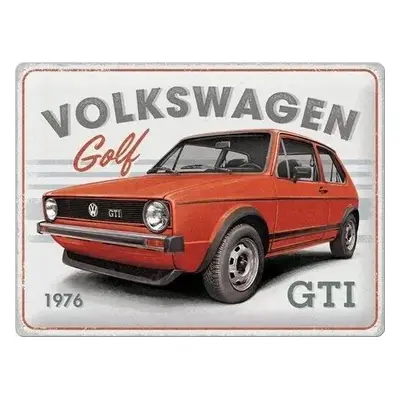 Fém tábla Volkswagen VW - Golf GTI 1976