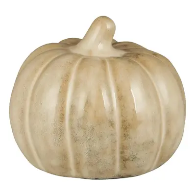 IB Laursen Cserép tök dekoráció PUMPKIN STANDING Ø8 cm krém