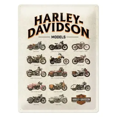 Fém tábla Harley Davidson - Models