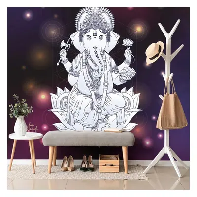 Öntapadó tapéta buddhista Ganesha