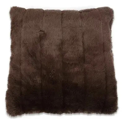 Dekoratív párnahuzat FAUX FUR 50x50 cm, barna