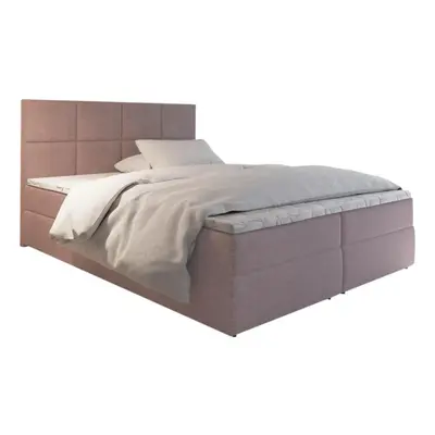 LENY kárpitozott boxspring ágy, 140x200, kronos 27