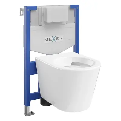 Mexen Fenix XS-F, rejtett modul és fali WC Rico, fehér, 6803372XX00