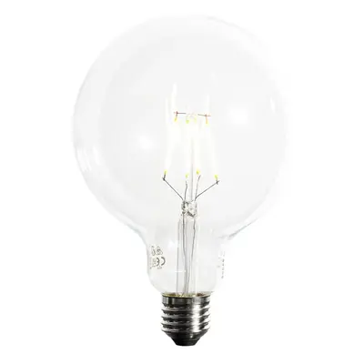 5 db E27 Dimmelhető LED Spirál Filament G125 5W 450lm 2200K