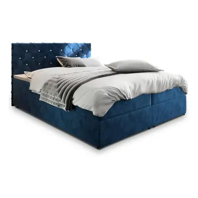 IRANA kárpitozott boxspring ágy, 180x200, magic velvet 2216